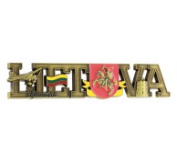Suvenyrinis magnetas užrašas Lietuva